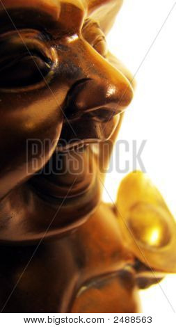 Laughing Buddha ruskea