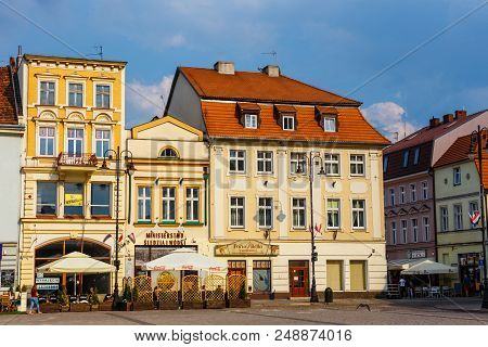 Bydgoszcz, Poland, May 31, 2018: Old Town In Bydgoszcz. Bydgoszcz Is Architecturally Rich City, With