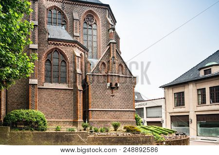 VAALS, THE NETHERLANDS - June 10, 2018: Saint Paul's Church, Vaals, Netherlands