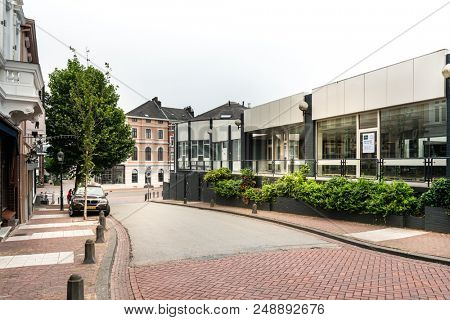 VAALS, THE NETHERLANDS - June 10, 2018: Street view of vaals city, Netherlands