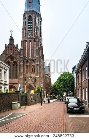 VAALS, THE NETHERLANDS - June 10, 2018: Saint Paul's Church, Vaals, Netherlands