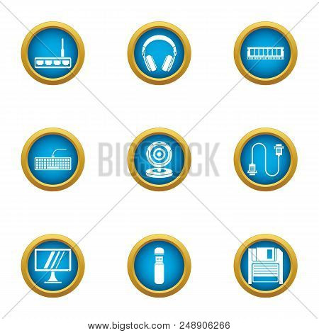 Time For Change Icons Set. Flat Set Of 9 Time For Change Vector Icons For Web Isolated On White Back