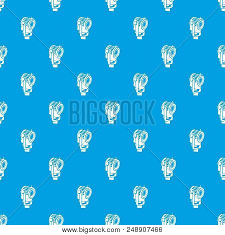 Floodlight Pattern Vector Seamless Blue Repeat For Any Use