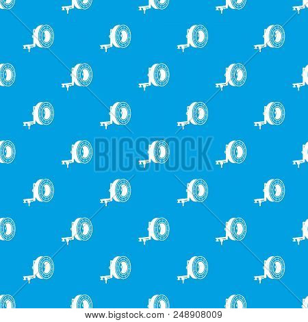 Studio Lighting Pattern Vector Seamless Blue Repeat For Any Use