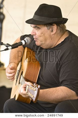 จอห์น Reid ที่ทำในเทศกาล Tolpuddle อนุสรณ์ผู้เสียสละ