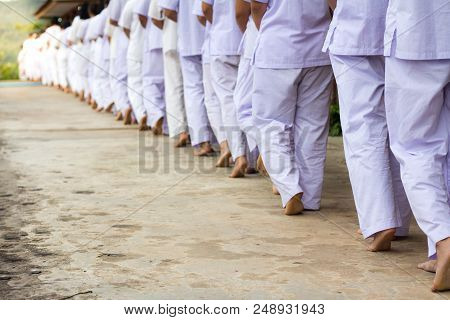 Youth Group Walking Meditation, Mental Training, Dhamma School.