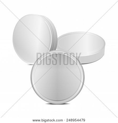White Carton Cheese Package, With Triangles Pack. Vector Illustration. Realistic Mockup Template Set
