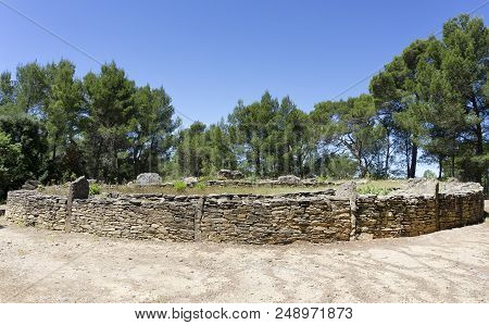 Megalithic Site Of Saint Eugene, Laure Minervois, France, Europe
