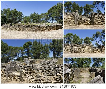 Megalithic Site Of Saint Eugene, Laure Minervois, France, Europe