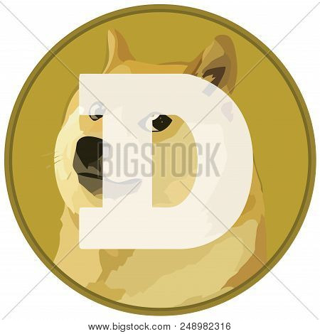 Dogecoin Crypton Coin Currency Illustration   Exchange Digital Internet