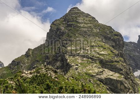 View Of The Koscielec Peak. High Tatra Mountains. Poland.