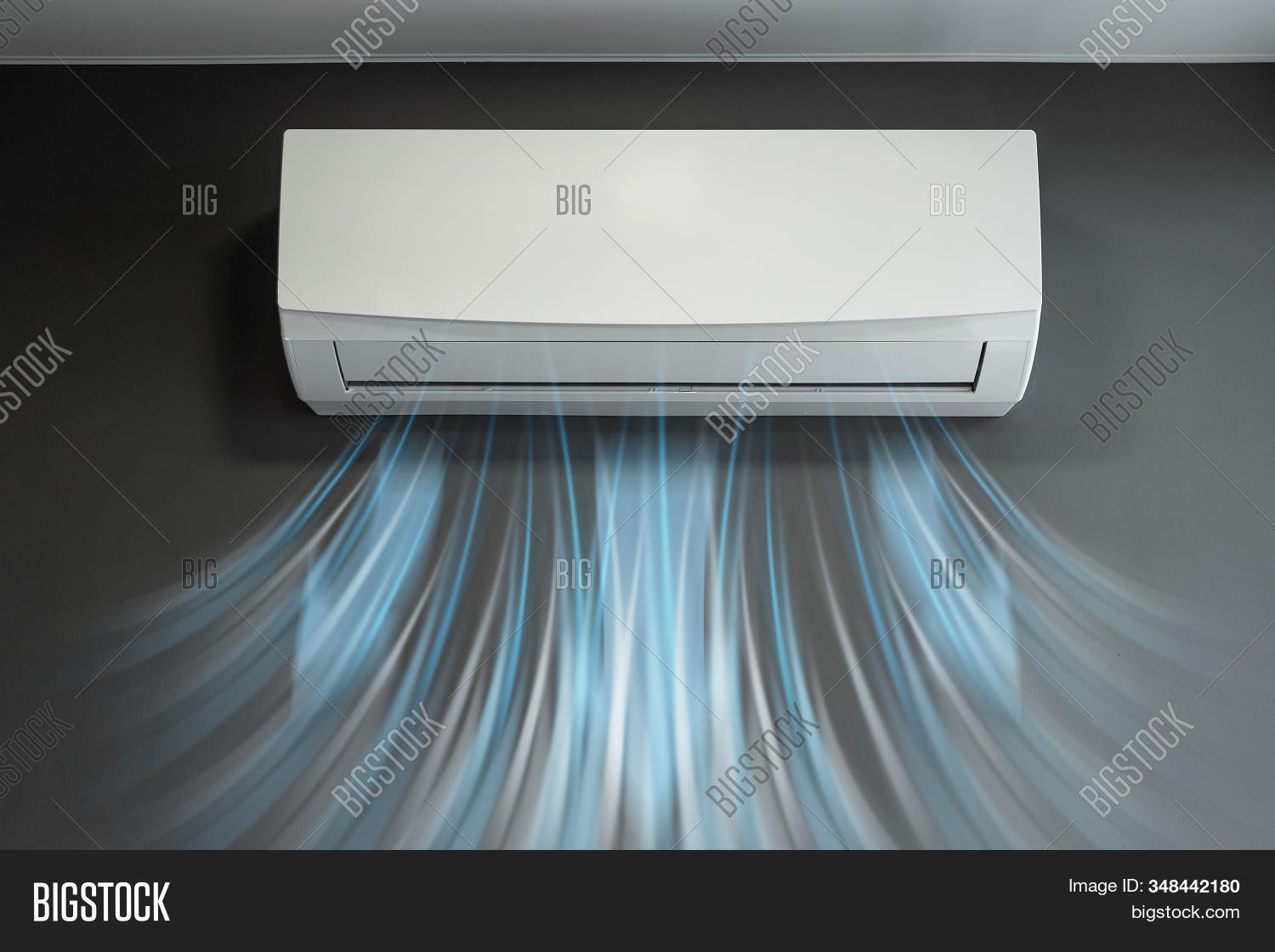 White Air Conditioning Image & Photo (Free Trial) Bigstock