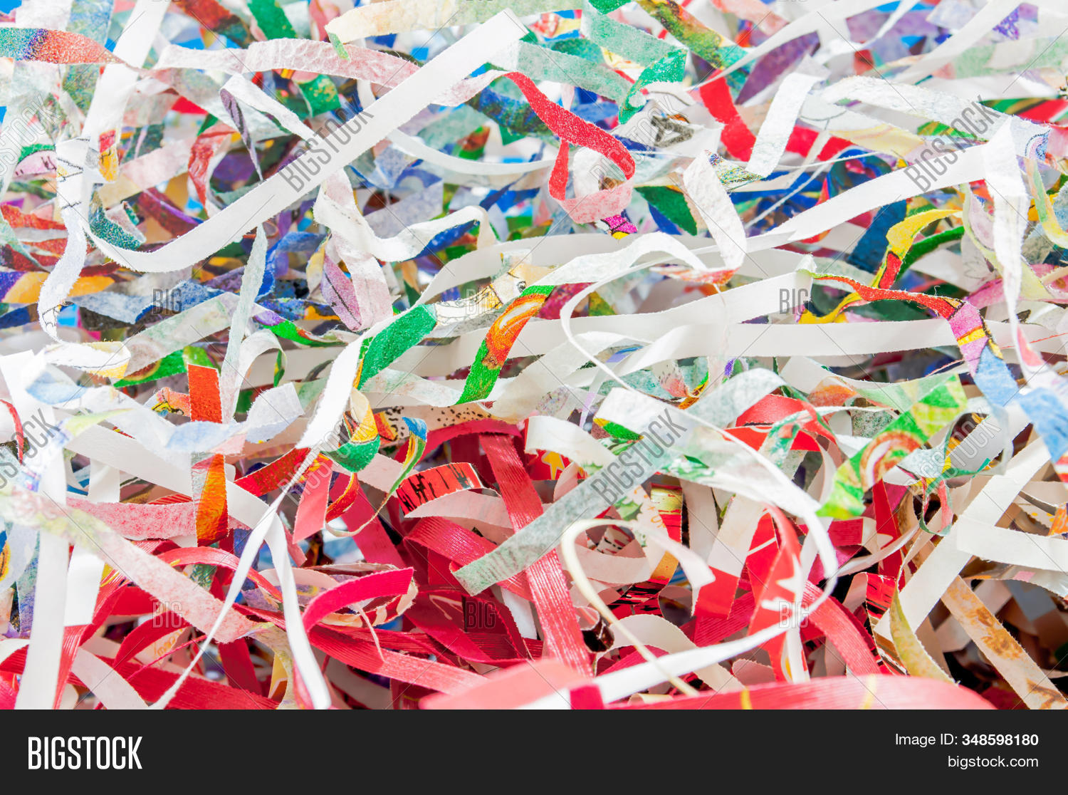 Closeup Shredded Paper Image & Photo (Free Trial) Bigstock