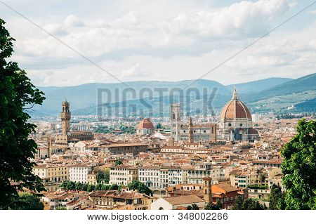 Panoramic View Of The Cityscape Of Florence, Italy