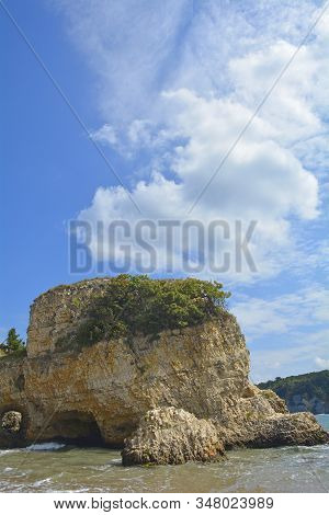 The Black Sea Coast At Kilimli Bay, Near Agva, Sile, In North West Turkey