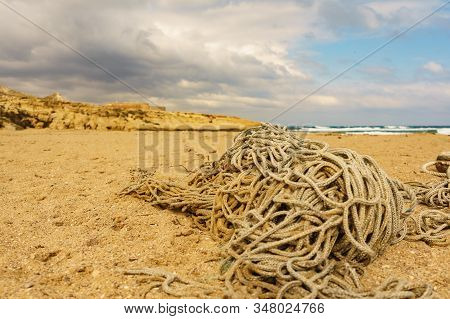Seascape. Beach El Playazo, Cabo De Gata, Province Almer