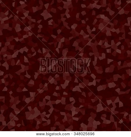 Mahogony Red Abstract Coarse Grid Polygone Seamless Pattern