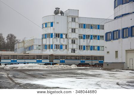 Subway Train Service Depot. Moscow, Russia