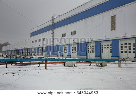 Subway Train Service Depot. Moscow, Russia