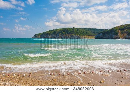 The Black Sea At Kilimli Bay, Near Agva, Sile, In North West Turkey