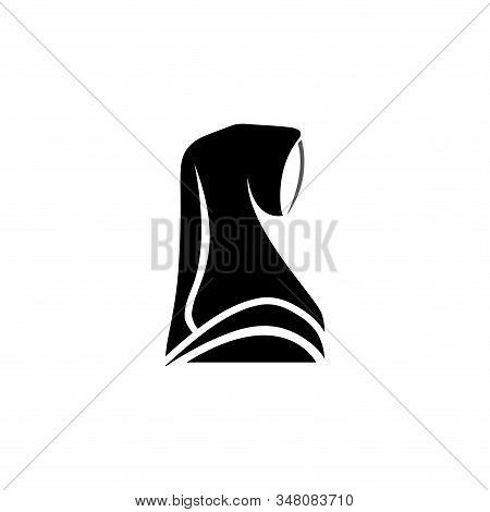 Muslimah Hijab Logo Template Vector Illustration Design