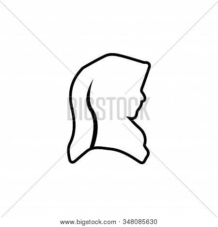 Muslimah Hijab Logo Template Vector Illustration Design