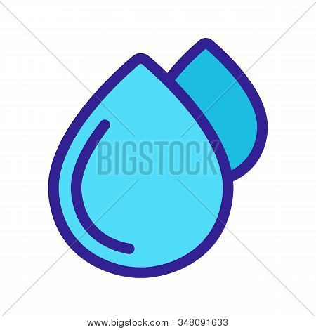 Water Extraction Icon Vector. Thin Line Sign. Isolated Contour Symbol Illustration
