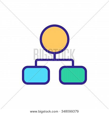 Block Chart Icon Vector. Thin Line Sign. Isolated Contour Symbol Illustration