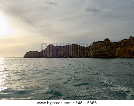 Beautiful Sea Caves Of Portugal Algarve Coast