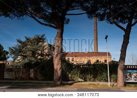 Marina Di Cecina - The Remains Of Industrial Archeology From The Former Sugar Factory Along The Vial