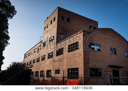 Marina Di Cecina - The Remains Of Industrial Archeology From The Former Sugar Factory Along The Vial