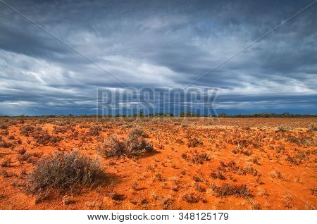 A Thunderstorm Approaching Little Sandy Desert