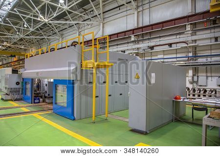 Subway Train Service Depot. Moscow, Russia