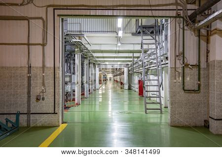 Subway Train Service Depot. Moscow, Russia