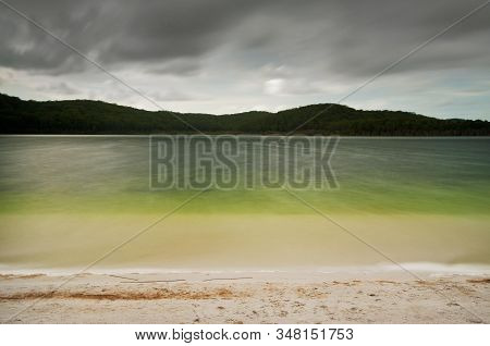 Lake Birrabeen On Fraser Island
