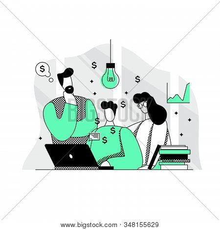 Men And Women Discuss The Idea