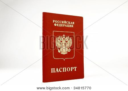 หนังสือเดินทางของต่าง บนพื้นหลังสีขาว