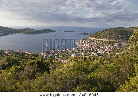 Panoramic View Of The Town Of Vis