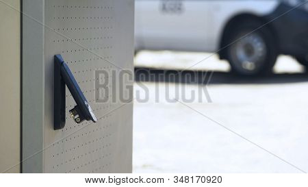 Atm Lock Broken, Robbery Attempt, Stealing Cash From Bank Account, Investigation