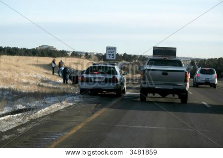 glatte Autobahn