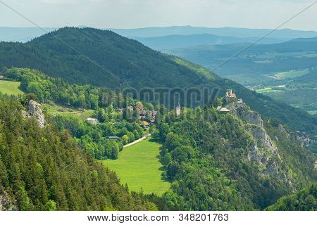 Scenic View In Semmering Mountains (austria) On A Csunny Day In Summer