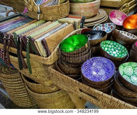Bogyoke Aung San Market, A Bazaar In Central Yangon. The Market Is A Major Tourist Destination.