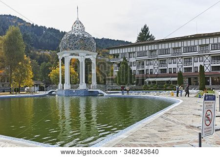 Panorama Of Center Of Spa Resort Of Devin, Bulgaria