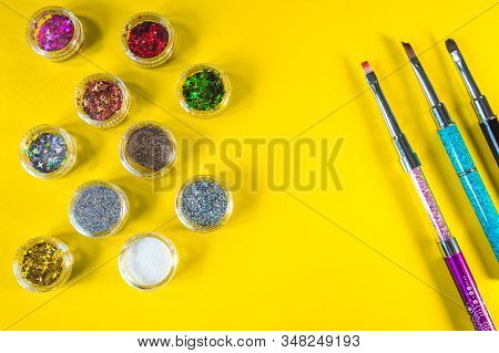 A Set Of Cosmetic Tools For Manicure And Pedicure