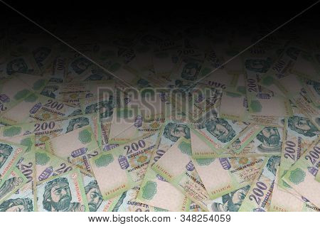 King Robert Portrait On Hungary 1000 Forint 2006 Banknote Close Up