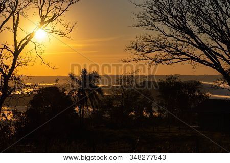 Early Morning In The Jaguari River Valley, Jaguari City, Rs, Brazil  11