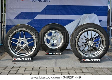 Pasay, Ph - Dec. 7: Falken Tires Booth Display At Bumper To Bumper 15 Car Show On December 7, 2019 I