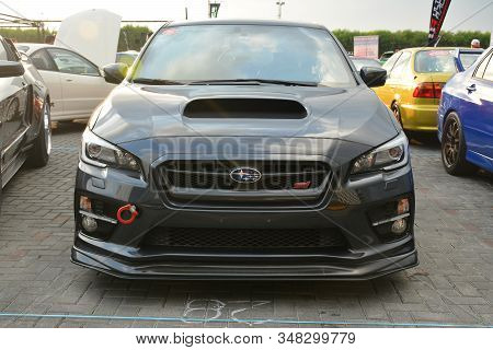 Pasay, Ph - Dec. 7: Subaru Wrx Sti At Bumper To Bumper 15 Car Show On December 7, 2019 In Mall Of As