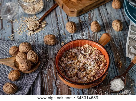 Baked Granola With Nuts And Coconut