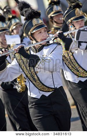 Mitglied der Band marschieren Arizona Parade